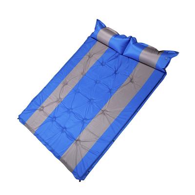 China Factory Price Office Lunch Break Mat Hot Selling Comfortable Inflatable Self-Inflating Self Inflating Bed/Wholesale Water Leisure/Double Outdoor Travel Bed With Pillow for sale