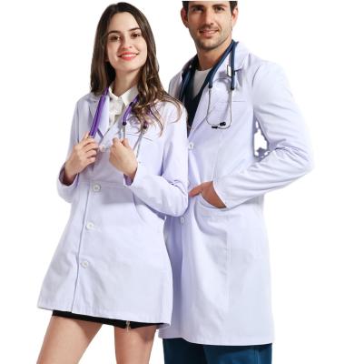 China Medical Antistatic Comfortable Cotton Scrubs Polyester Rayon Spandex Nurse Coat Hospital Nurse Uniform Medical for sale