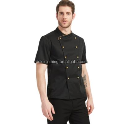 China Restaurant Chef Cotton Long Sleeve Kitchen Uniform Waiter Cloth Designs Uniform Chef Uniform for sale