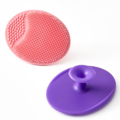 China Soft Comfortable Face Scrubber Exfoliator Face Brush Silicone Cleansing Sponge Skin-friendly Silicone Skin-Friendly For Skin Care for sale