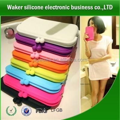 China 2017 Soft Silicone Money Clip Wallet Silicon Purse Waterpoof Silicone Rubber Change Purse for sale