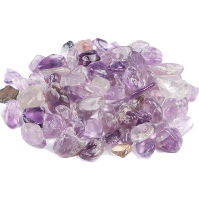 China China Wholesale Pure Natural Amethyst Polishing Mini Gravel Tumble Stones For Decor for sale