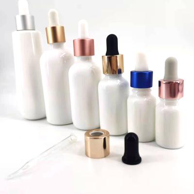 China Non Spill 18/415 Empty Matte Rose Essential Oil Bottles 15ml With Rose Gold Cap Essential Oil Dropper for sale