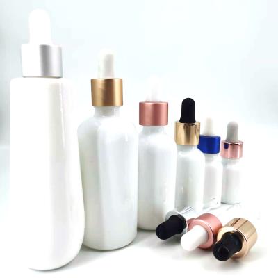 China Non Spill 18/410 2021 15ml Empty Printed Essential Oil Matte Bottles With Color Caps for sale