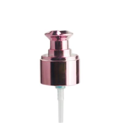 China 22/400 base cosmetic plastic lotion spring pump for luxury glass cosmetic bottle for sale