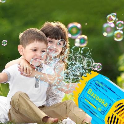 China 2022 Hot Sale 69 Hole Rocket Bubble Gun Toys Outdoor Activity Plastic Automatic Bubble Machine Gun Toys For Boys And Girls for sale