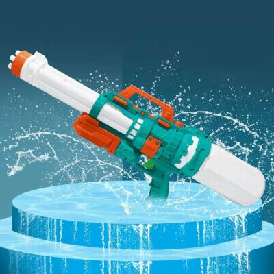 China Hot Selling Outdoor High Pressure Gatling Water Blaster Water Gun Large Capacity Amazon Summer Beach Pool Toy Gun Toy water for sale