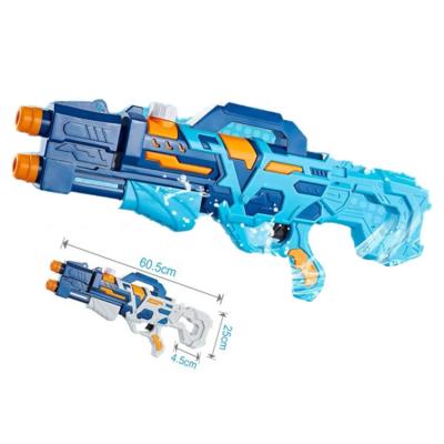 China Hot Sale 2022 Meters Amazon Super Bottom Shooter 6 To 8 Double Hole Water Gun Water Gun Toy For Kids Adults for sale