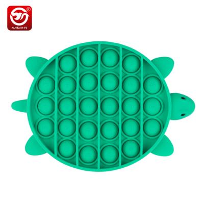 China Educational Sensory Buster Toy To Relieve Stress Toy Tortoise Push Pop Bubble Noise Stress Relief Stress Reliever Silicone Noise New For Kids Adults for sale