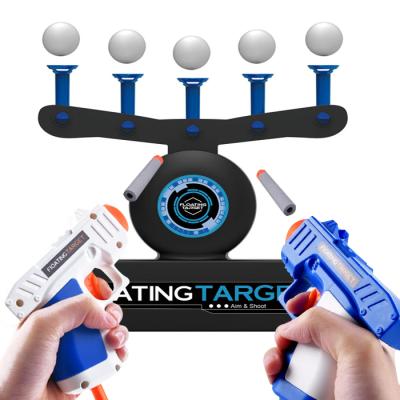 China Amazon Hot Selling Eco-friendly Non-Toxic Bullet Gun Hover Electric Soft Blaster Toys Bo Target Shooting Indoor Interactive Floating Game with 2 Guns for sale