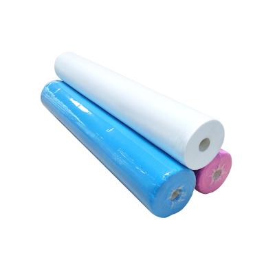 China Wholesale 2021 hot sale waterproof pp nonwoven fabric bed sheet for medical non woven bed sheet roll for sale