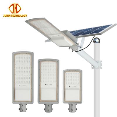 China Easy Installation High Efficiency Ip65 50w 100w 150w Waterproof Outdoor Aluminum LED Solar Street Light for sale