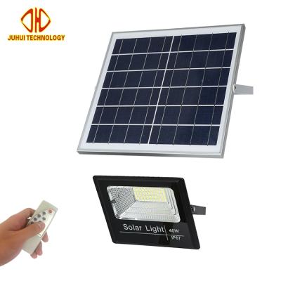 China Garden Zhongshan Factory 25 40 60 100 Remote Control 200 Watt Aluminum Led Solar Flood Light for sale