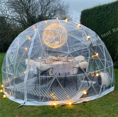 China Easily Assembled Garden Dome Tent Garden Igloo Greenhouse Dome Conservatory Dining Dome for sale