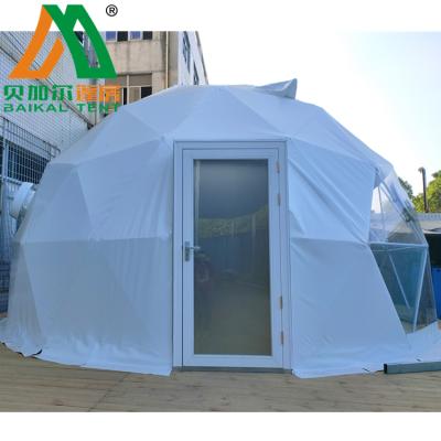 China UV-resistant waterproof transparent dome tent geodesic outdoor camping tent for glamping for sale