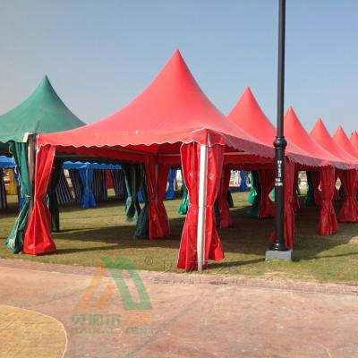 China High Reinforced Aluminum Customized Round Pagoda Tent Tent For Outdoor Circus Tent for sale