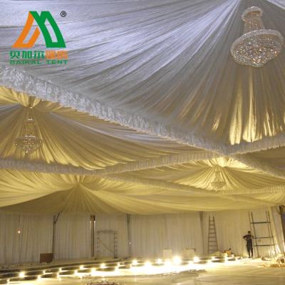 China 850 double g/m2 PVC-coated 500 polyester transparent people marquee for circus party canopy wedding tent air conditioned for sale