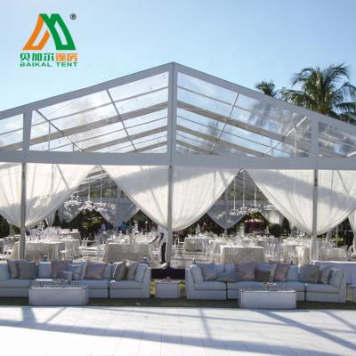 China High Reinforced Aluminum Outdoor High Quality Aluminum Transparent Party Events Wedding Tent for sale