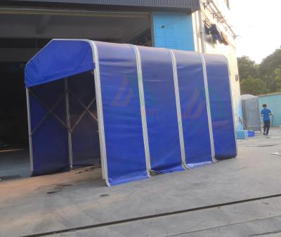 China High Reinforce Customized Aluminum Mobile Disinfection Tent With Tarnishing System for sale