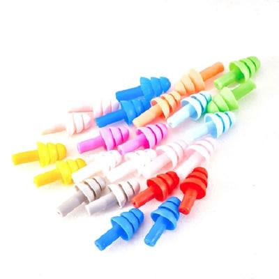 China Factory price soft all kinds of colors silicone gel earplug for noisy environment 29*14mm for sale