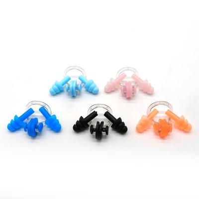 China 2021 New Small Rubber All Kinds Of Colors Band Silicone Nose Plugsapply Swimming Clip To For Bath for sale