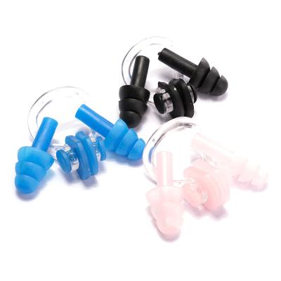 China Factory Price 29*14mm Rubber Durable All Kinds Of Colors Band Nose Clip Earplugsapply Swimming To For Swimming Pool for sale