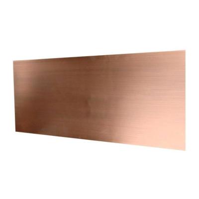 China Custom decoration industry high ductility copper plate copper plate copper sheet for sale