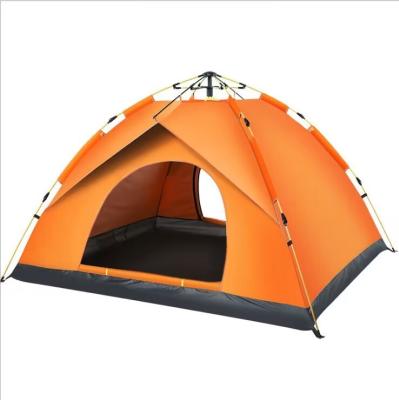 China Hexagonal/Diamond Ground Nail Hot sale Cheap fully automatic folding 3-4 people beach simple quick open two person camping outdoor tent for sale