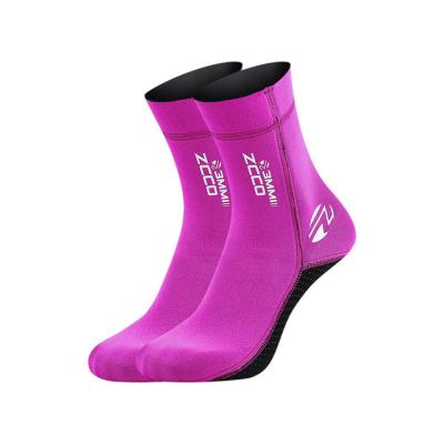 China Breathable Anti Scratch Neoprene nylon outdoor underwater sports beach swimming Scuba diving socks WIN-0031 for sale