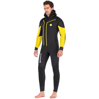 China 100% Waterproof High quality customized 7mm Neoprene Diving Surfing Wetsuit Neoprene Spearfishing Suit for Sublimation Custom Silk OEM Adult for sale