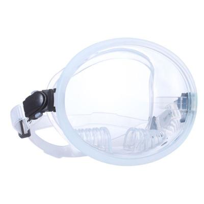 China waterproof Snorkeling diving surface mirror Liquid Tempered glass Silicone underwater sports glasses Scuba diving mask WIN-0300 for sale