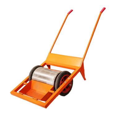 China Building Material Shops Industrial Manual Metal Salvage Machine Exterior Floor Steel Pulled Recycling Magnetic Sweeper for sale