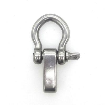 China Heavy Industry China Manufacture Screw Anchor Bow Shackle Hardware Fittings Metal Rigging Stainless Steel Mini Shackle for sale