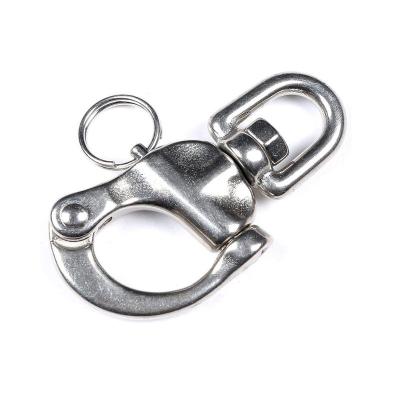 China Quick Release Instant Bail Heavy Industry Swivel Eye Shackle Rigging Sail Boat Marine SS316 for sale