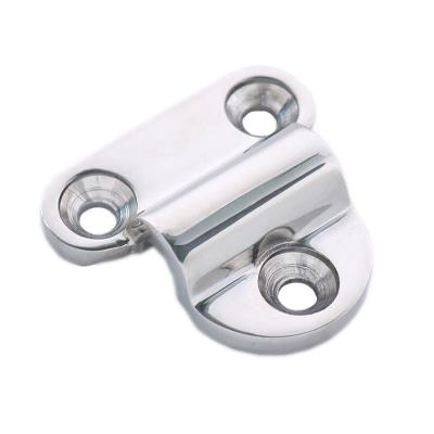 China 316 Stainless Steel Marine Link Accessories D Ring Cleat Boat Bottom Folding Ring Tie Down Yacht Rope Latch Protective Eye for sale