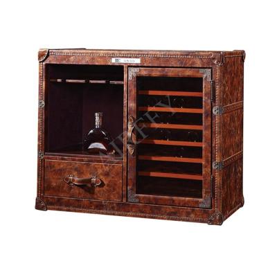 China European Vintage Commercial Bar Furniture Set Wine Cooling Cabinet for Home Villa Clubhouse Hotel Bar Winery Dining Room zu verkaufen