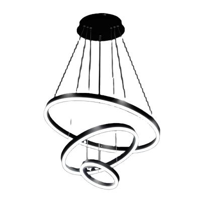 China Modern Luxury CHOICEYOUNG Dimmable LED Chandelier Ceiling Lamp Indoor Hotel Lighting Fixtures Modern Acrylic Pendant Living Room for sale