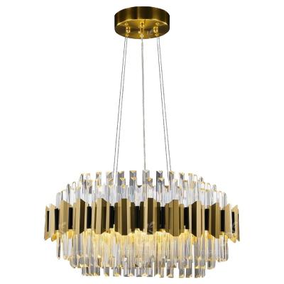 China CHOICEYOUNG Modern Luxury Gold Bronze Chandelier Dining Hotel Crystal Modern Living Room Chandelier for sale