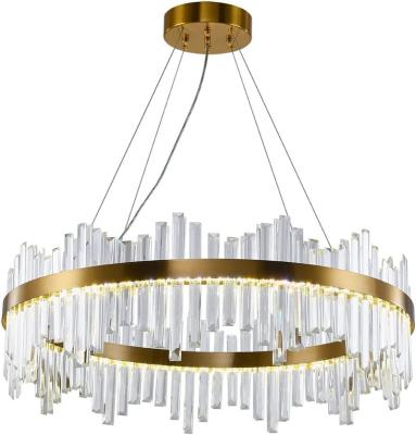 China CHOICEYOUNGG Round Modern Crystal Gold LED Chandeliers Indoor Dive Hotel Crystal Chandelier Living Room Room Modern Chandelier for sale