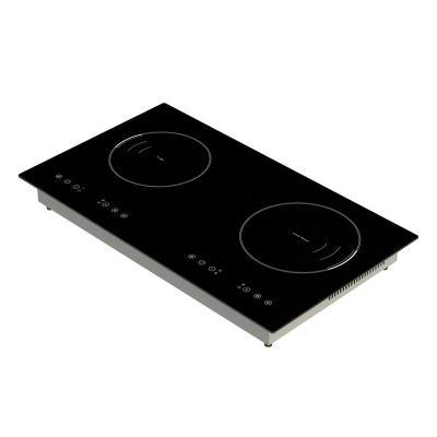 China Security/pan detection/over heat protection imichef 2300W+2000W double plate high quality multifunctional infrared induction cooker for sale