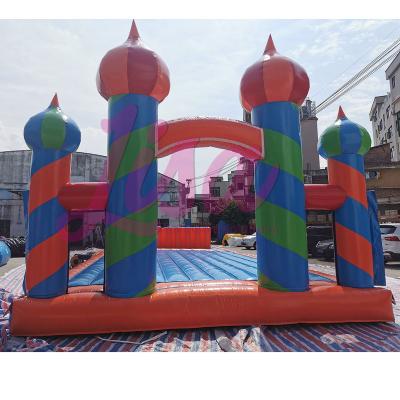 China PVC Lisa Inflatable Events Solution Theme Park Big Bounce Playground Jumping House Nation for Kids and Adults for sale