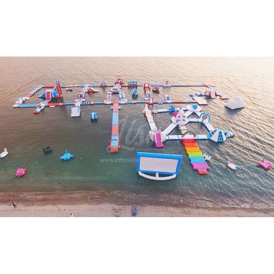 China Water Entertainment Dreamy Unicorn Floating Water Playground Aquatica Paradise Water Park for Sale for sale