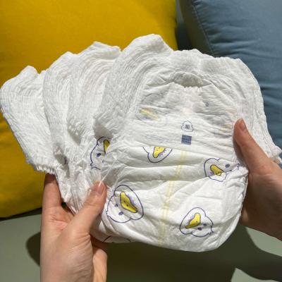 China Wholesale Import-Export Quality Baby Printed Pants Cheapest Baby Diapers Disposable Diapers Baby Diaper Pants for sale