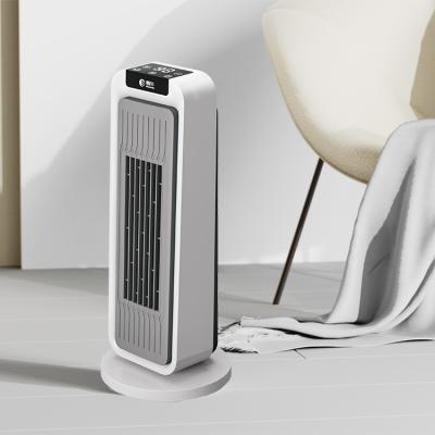 China Adjust Thermostatic Portable Space Heater Ceramic Space Floor Ptc Heater With Fan Indoor Standing Controller Thermostatic Heater for sale