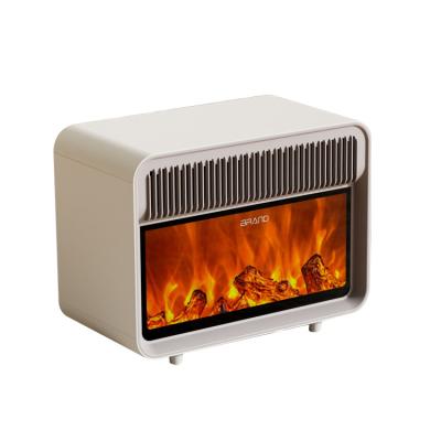 China Modern Luxury Fireplace Heater Indoor For Household 3D Fireplace with Heater Adjustable Thermostat Heater Fireplace for sale