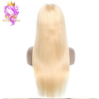 China 613 13X4 Glueless Blonde Frontal Wig With Combs Pre Plucked Hair Wholesale 613 Honey Blonde Lace Frontal Wigs for sale