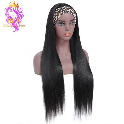 China Best Silky Straight Headband Wig Selling Wholesale Natural Hair Wigs Silky Straight Hair Headband Free Shipping Wigs for sale