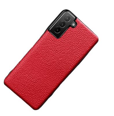 China High Quality Genuine Leather Shockproof Factory Cell Phone Cover Device Cases For Samsung S22 S21 Note 20 Ultra A13 A33 A53 A73 Case for sale