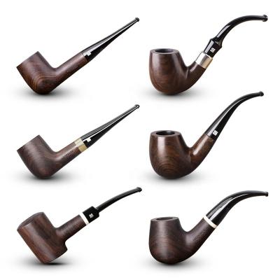 China Hot Selling Smoking Tobacoo Tobacco Pipe MUXIANG Amazon Ebony Smoking Pipes Best Quality Handmade for sale