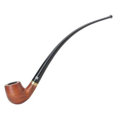 China Amazon Smoking Hot Sale Wooden Tobacco Pipe Beadle Stem Acrylic Smoking Pipes With 3mm Filter for sale